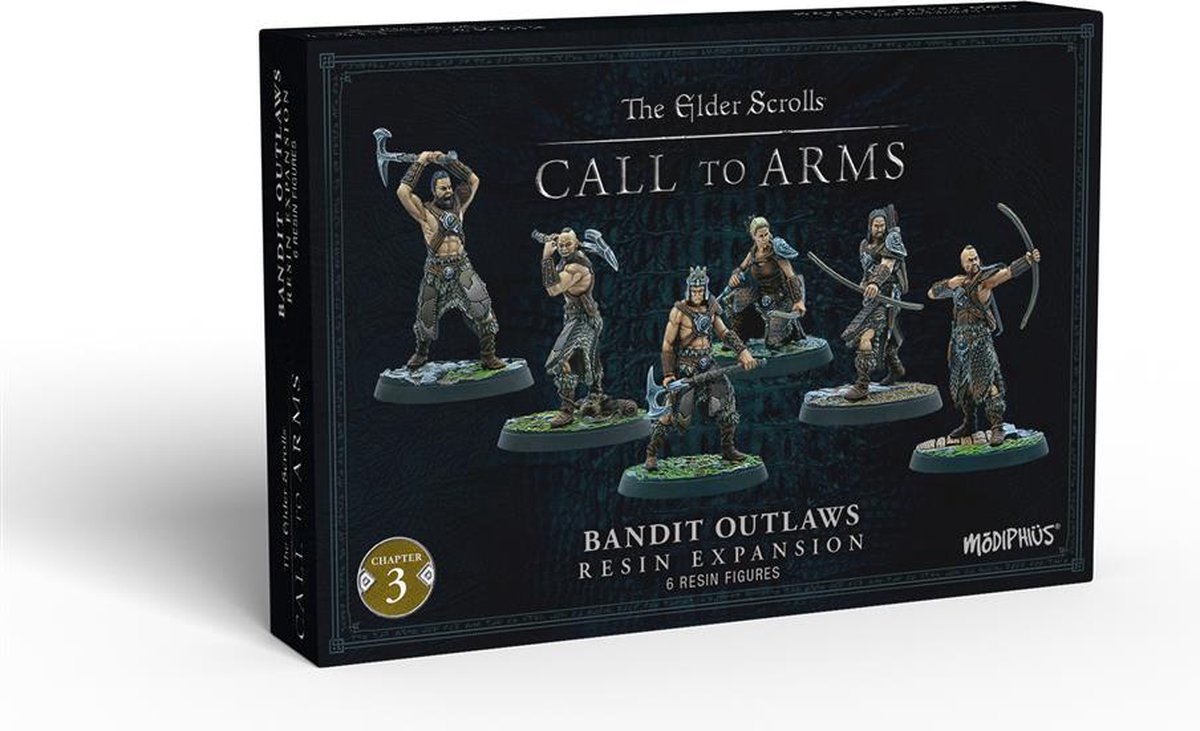 The Elder Scrolls: Call To Arms - Bandit Outlaws - Miniature Game - Ongeschilderd