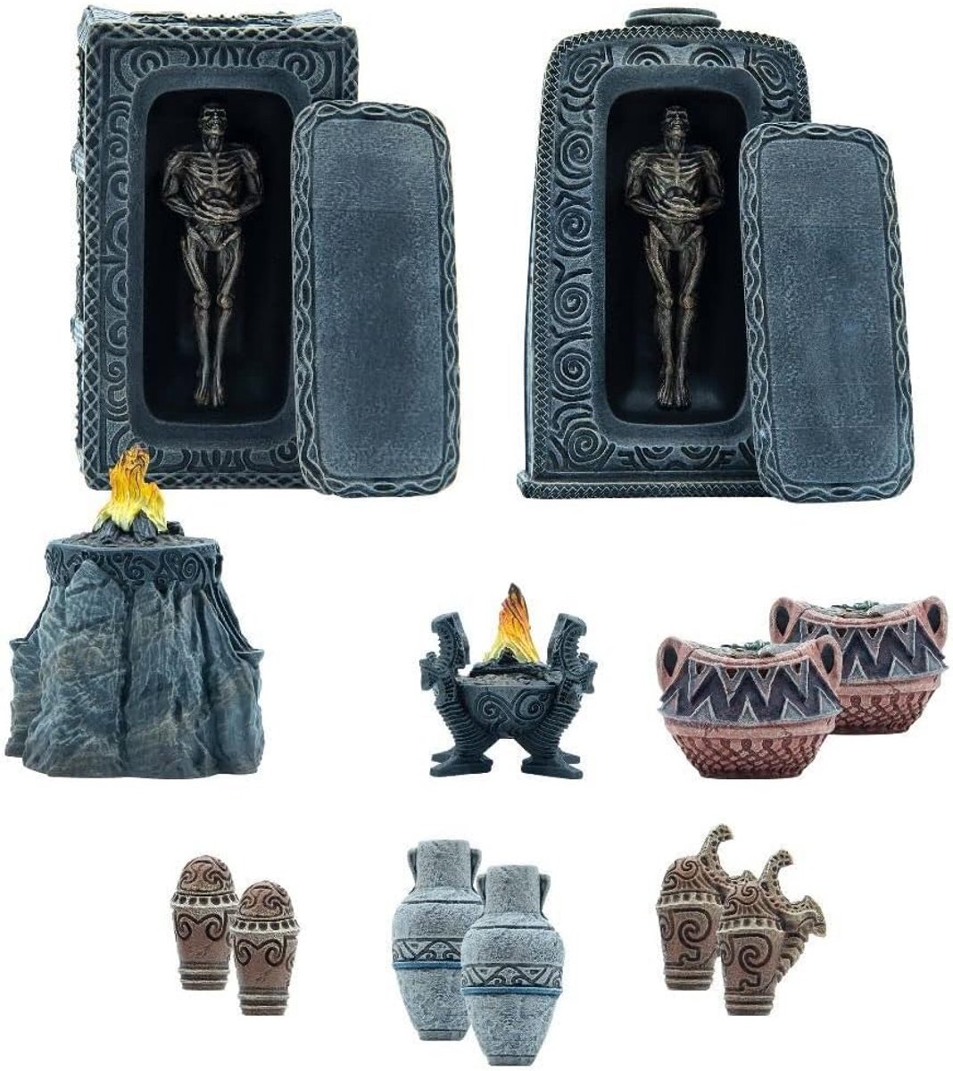 The Elder Scrolls: Call To Arms - Bleak Falls Barrow Tomb Scatter - Miniature Game - Ongeschilderd