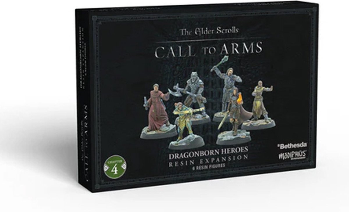 The Elder Scrolls: Call To Arms - Dragonborn Heroes - Miniature Game - Ongeschilderd