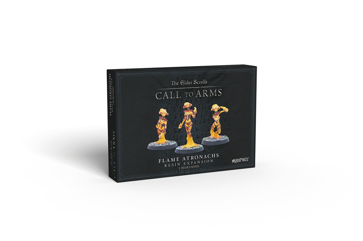 The Elder Scrolls: Call To Arms - Flame Atronachs - Miniature Game - Ongeschilderd