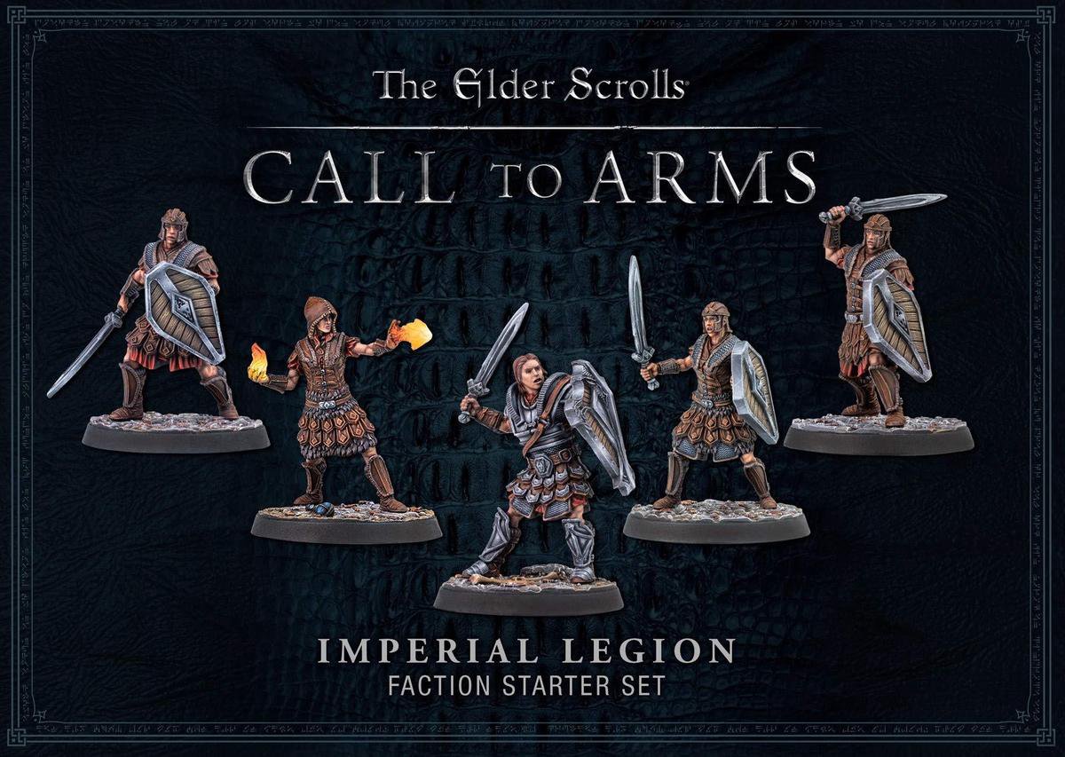 The Elder Scrolls: Call To Arms - Imperial Legion Hard Starter set - Miniature Game - Ongeschilderd