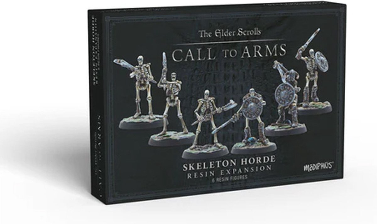 The Elder Scrolls: Call To Arms - Skeleton Horde - Miniature Game - Ongeschilderd