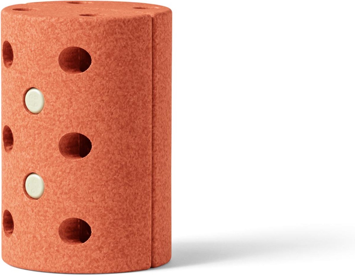 Modu Roller - Blokken - Stapelstenen - open ended speelgoed - Balansbord - Burnt Orange / Dusty green