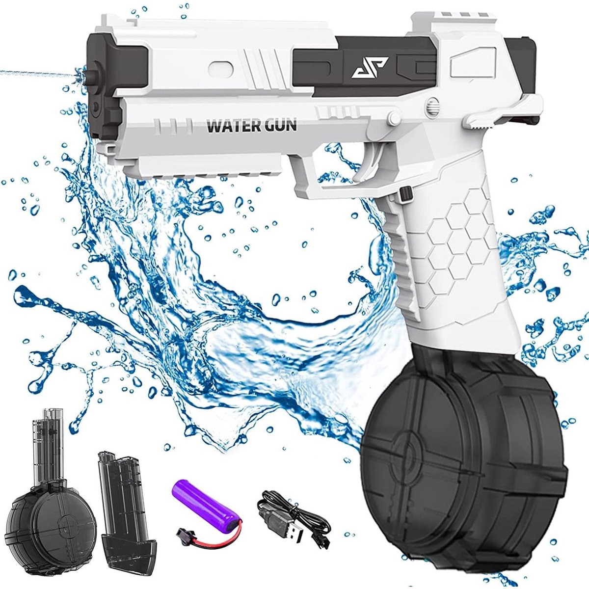 Elektrische Waterpistool - * Nieuw model * - Automatisch - Wit - Waterpistool Elektrisch