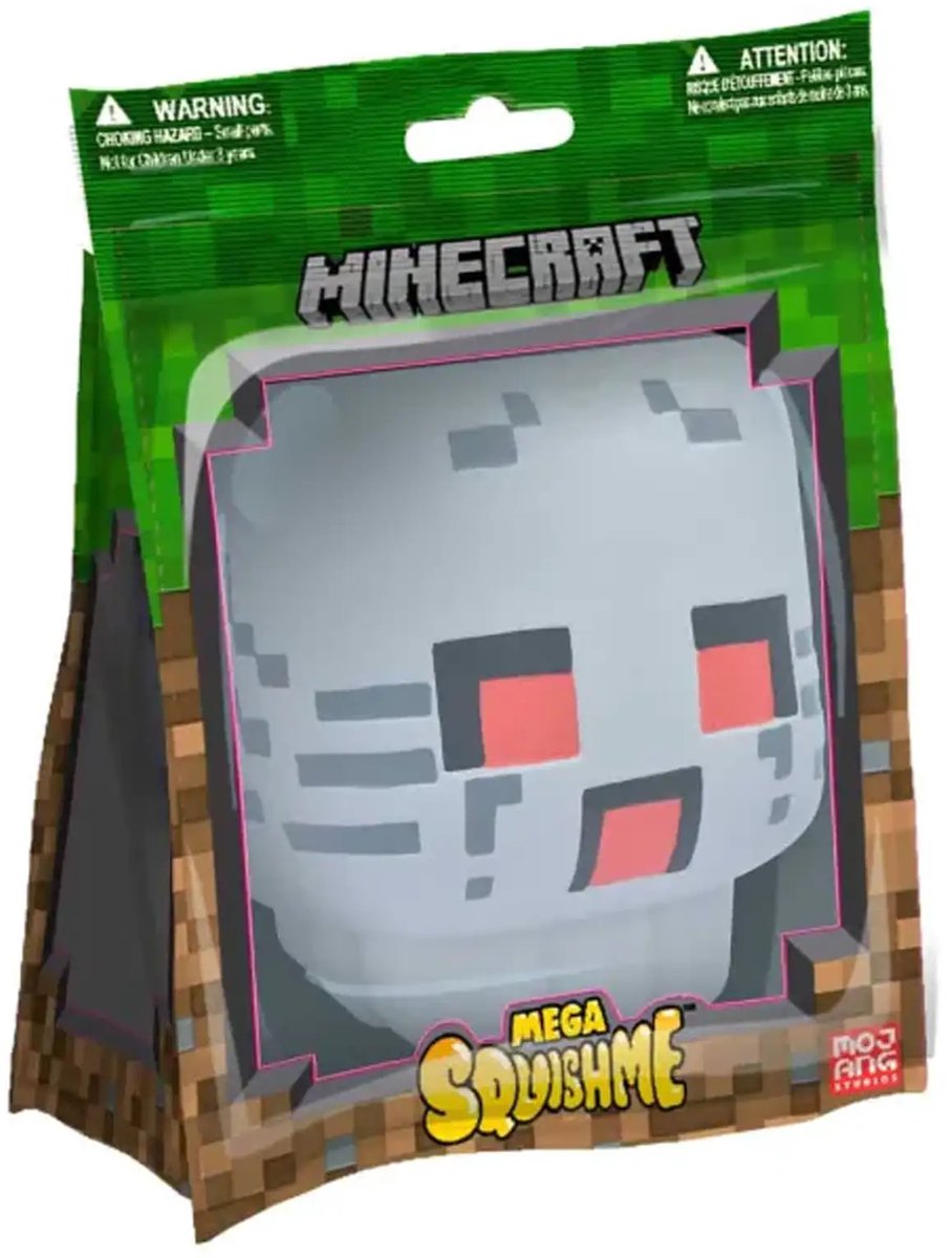 Minecraft Squishme Ghast stressbal 15 cm groot