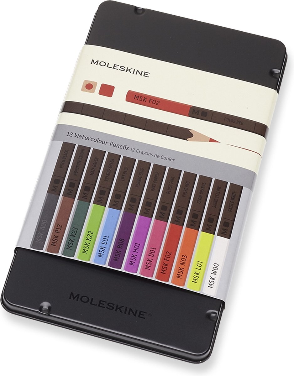 Moleskine Aquarel Kleurpotloden - set van 12