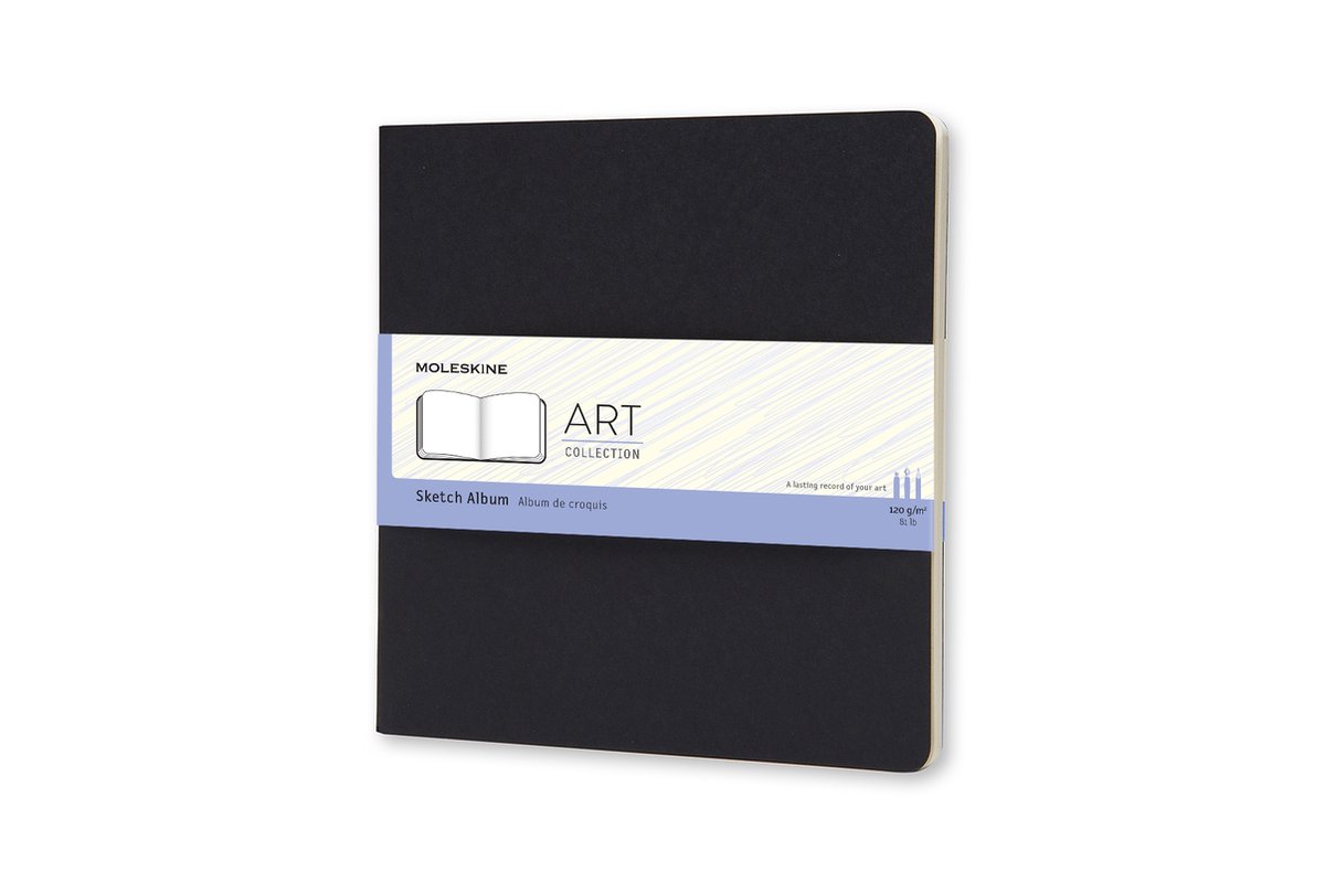 Moleskine Art Schetsalbum - Vierkant (19x19) - Softcover - Zwart