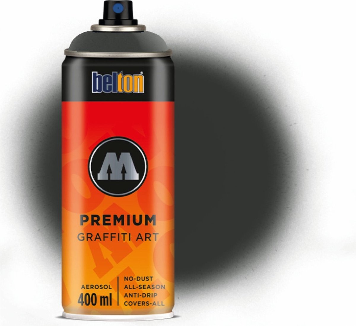 Molotow - Belton Premium 400ml Spray Can Black Grey Dark