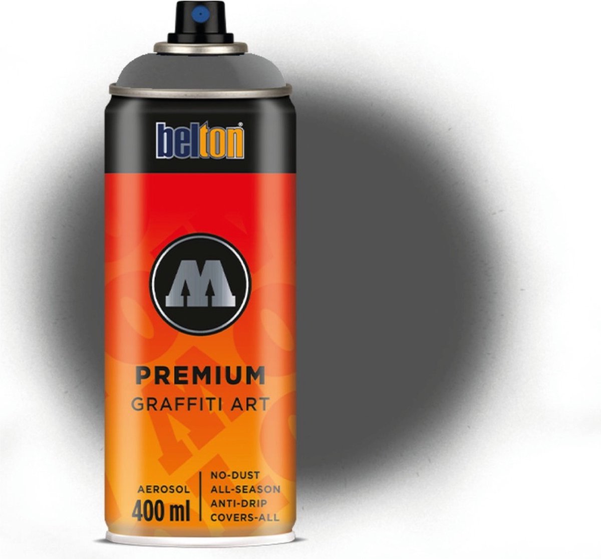 Molotow - Belton Premium 400ml Spray Can Black Grey Middle