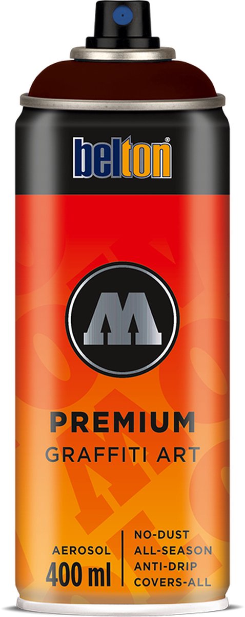 Molotow - Belton Premium 400ml Spray Can Geeser Black Red