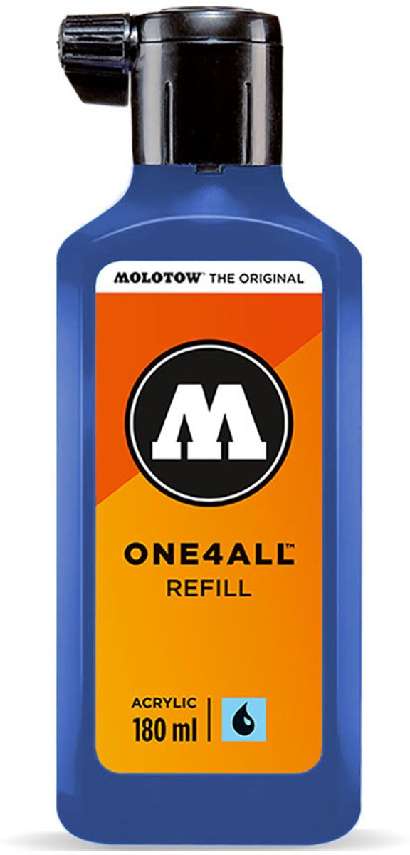   ONE4ALL™ - 180ml Blauwe navul Inkt op acrylbasis