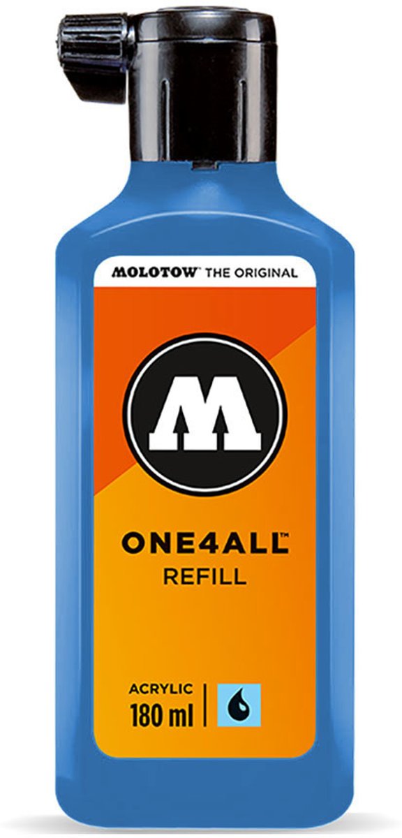   ONE4ALL™ - 180ml Blauwe navul Inkt op acrylbasis