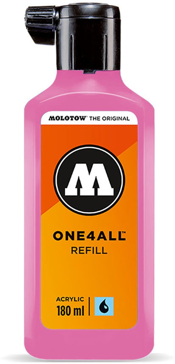   ONE4ALL™ - 180ml Fuchsia Roze navul Inkt op acrylbasis