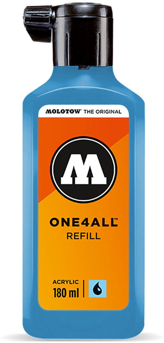   ONE4ALL™ - 180ml Hemelsblauwe navul Inkt op acrylbasis