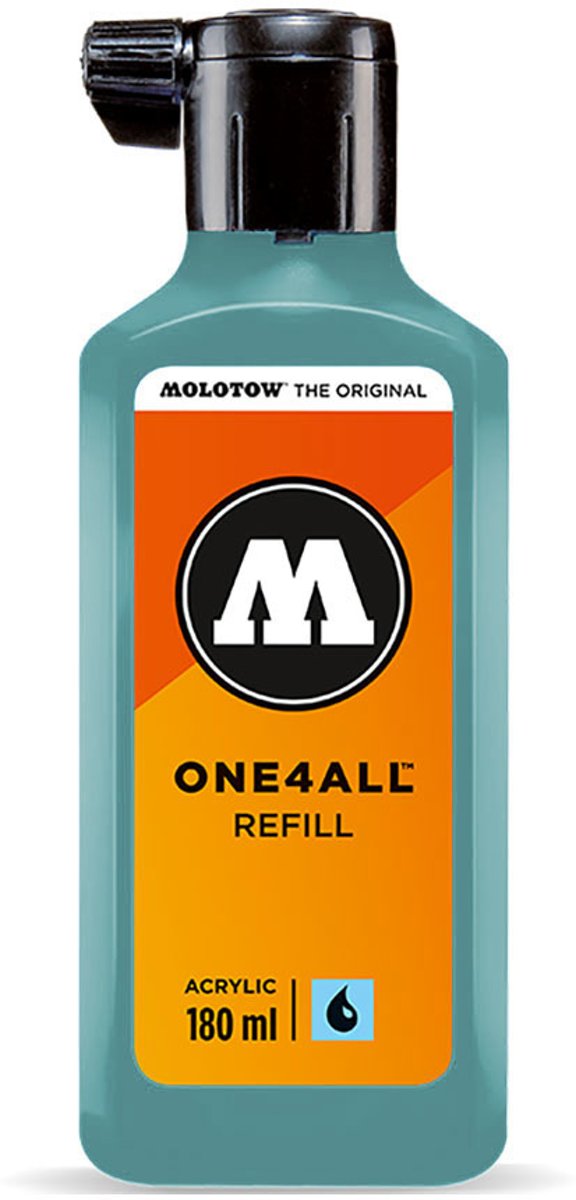   ONE4ALL™ - 180ml Lagune blauwe pastel navul Inkt op acrylbasis