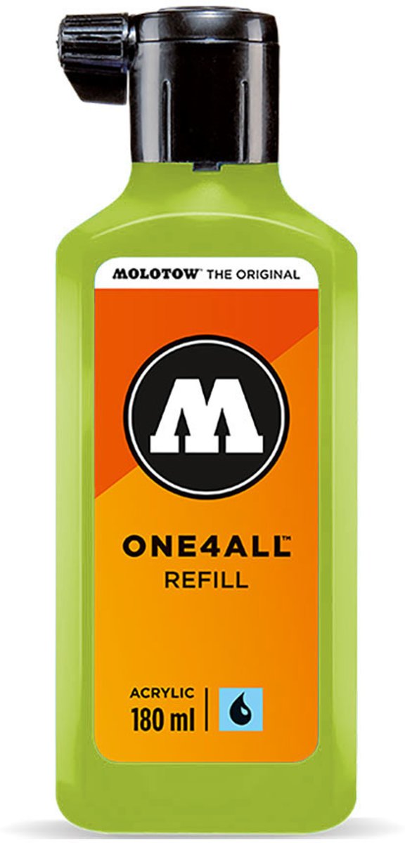   ONE4ALL™ - 180ml Lichtgroene navul Inkt op acrylbasis