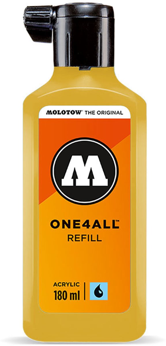   ONE4ALL™ - 180ml Okergele navul Inkt op acrylbasis