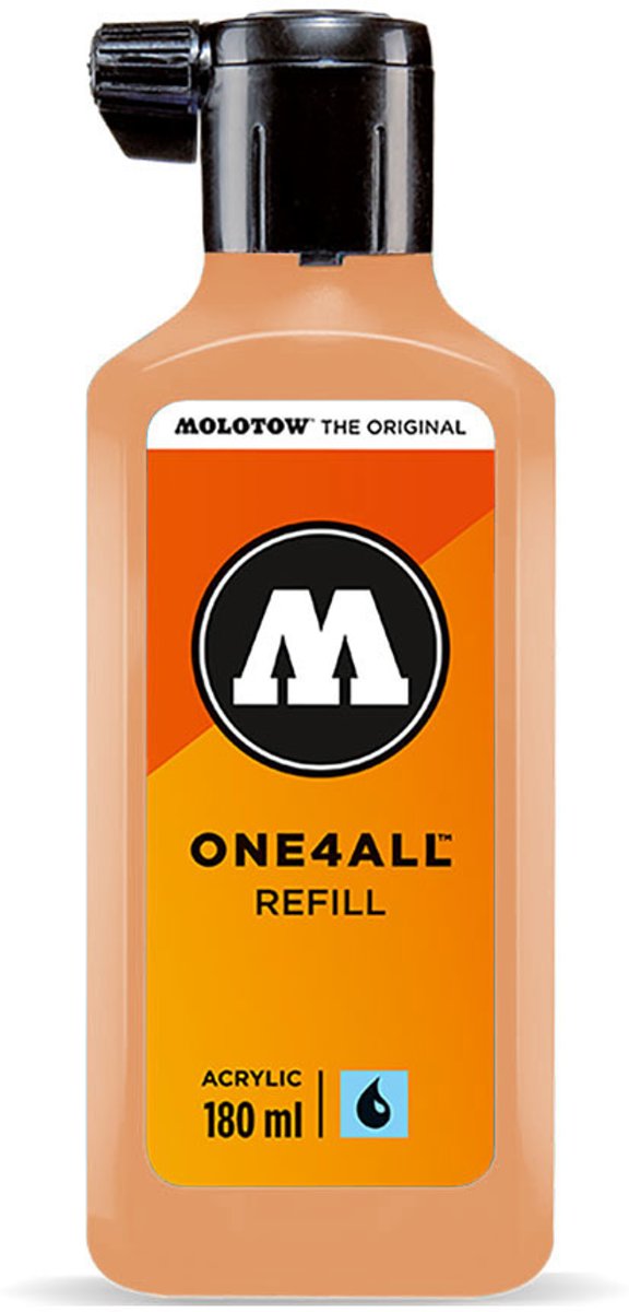   ONE4ALL™ - 180ml Pasteloranje navul Inkt op acrylbasis