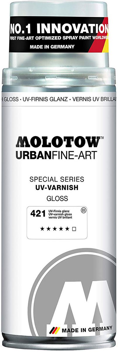   Urban Fine Art Acryl - 400ml Matte Vernis - canvas, textiel, metaal, hout, glas etc.