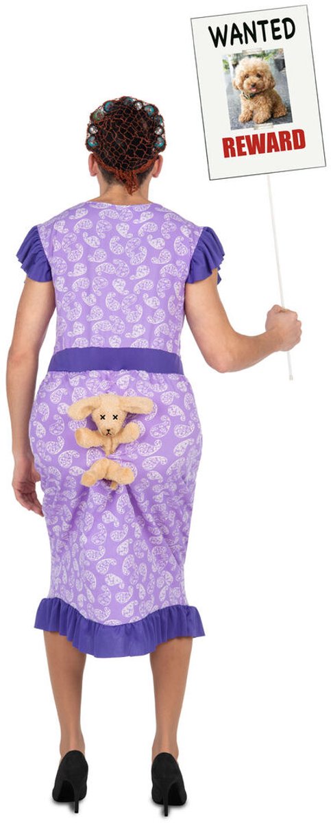 Mom Waar Is Mijn Hond Volwassen Kostuum Paars M