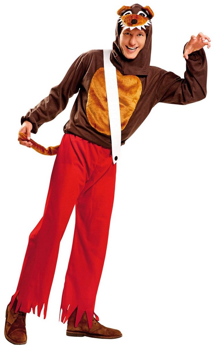 Mom Woest Weerwolf Kostuum Oranje M-L