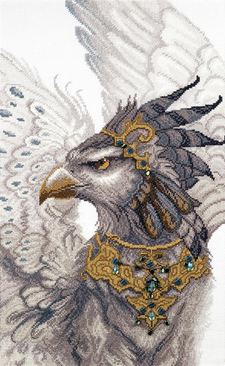 Borduurpakket - Griffin -Griffioen - Momentos Magicos