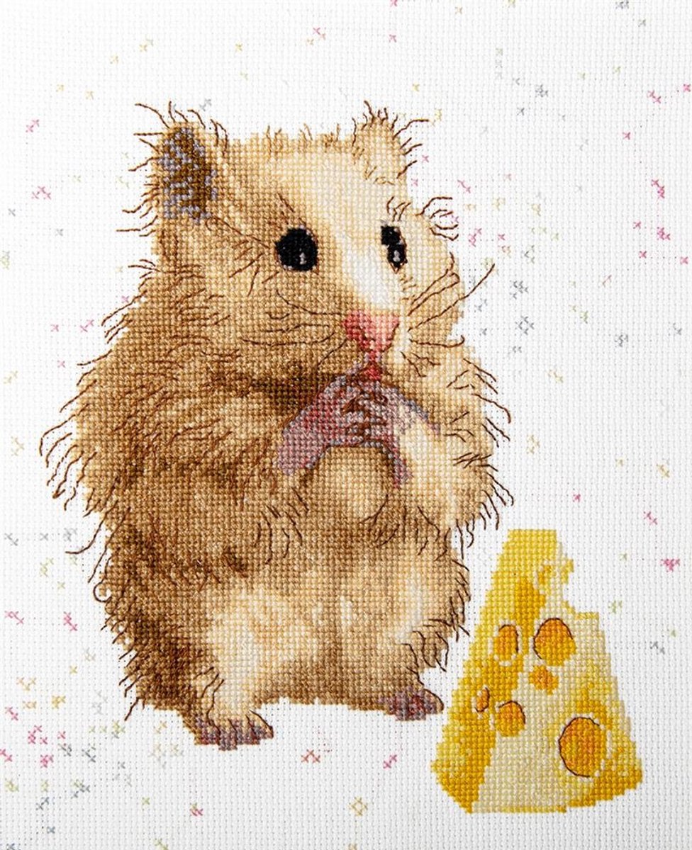 Borduurpakket - Hamster - Momentos Magicos
