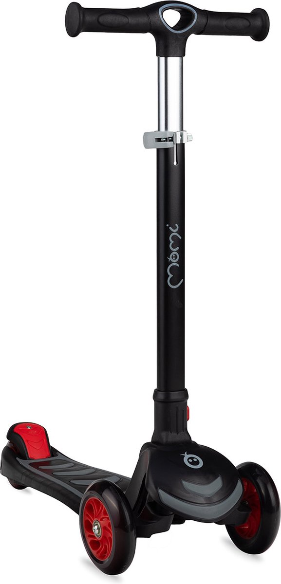 MoMi Scooter Step Vivio - Kinderstep met 3 LED wielen - Zwart