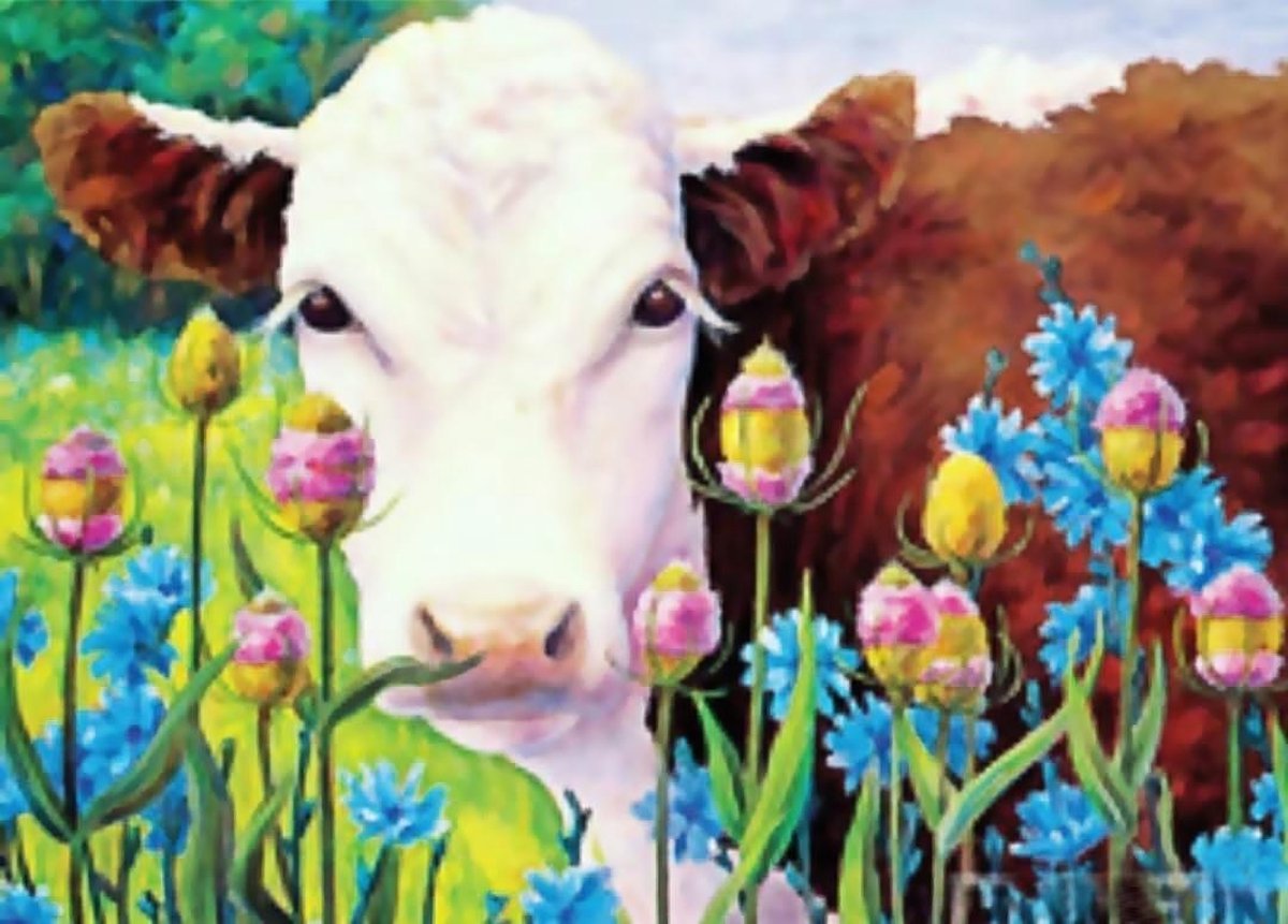 Mona Lisa Diamond Painting Koe 50 X 40 Cm 440 Gr