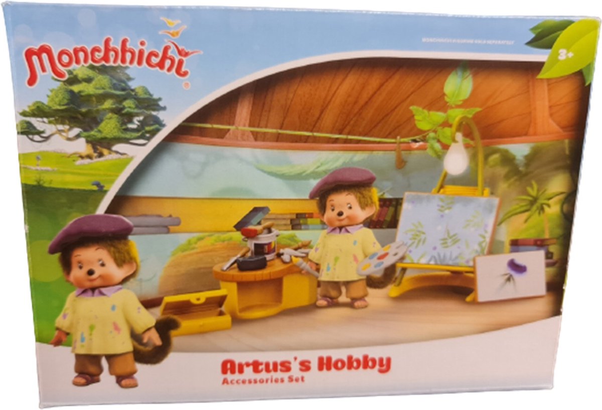 Monchhichi Artuss Accessoires set - Speelset - Speelfiguren