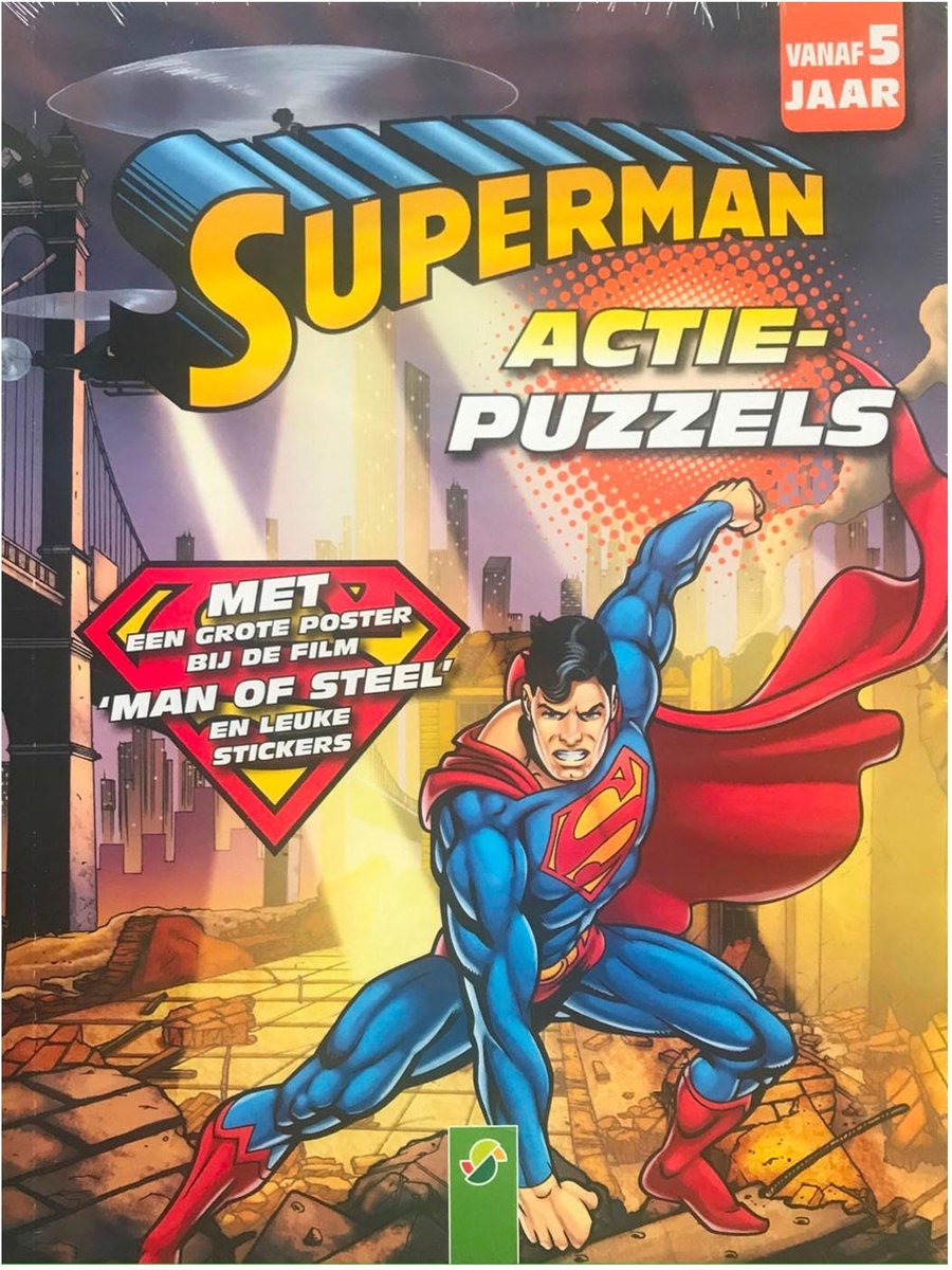 Mondikaarten Superman doeboek met puzzels, doolhoven en stickers.