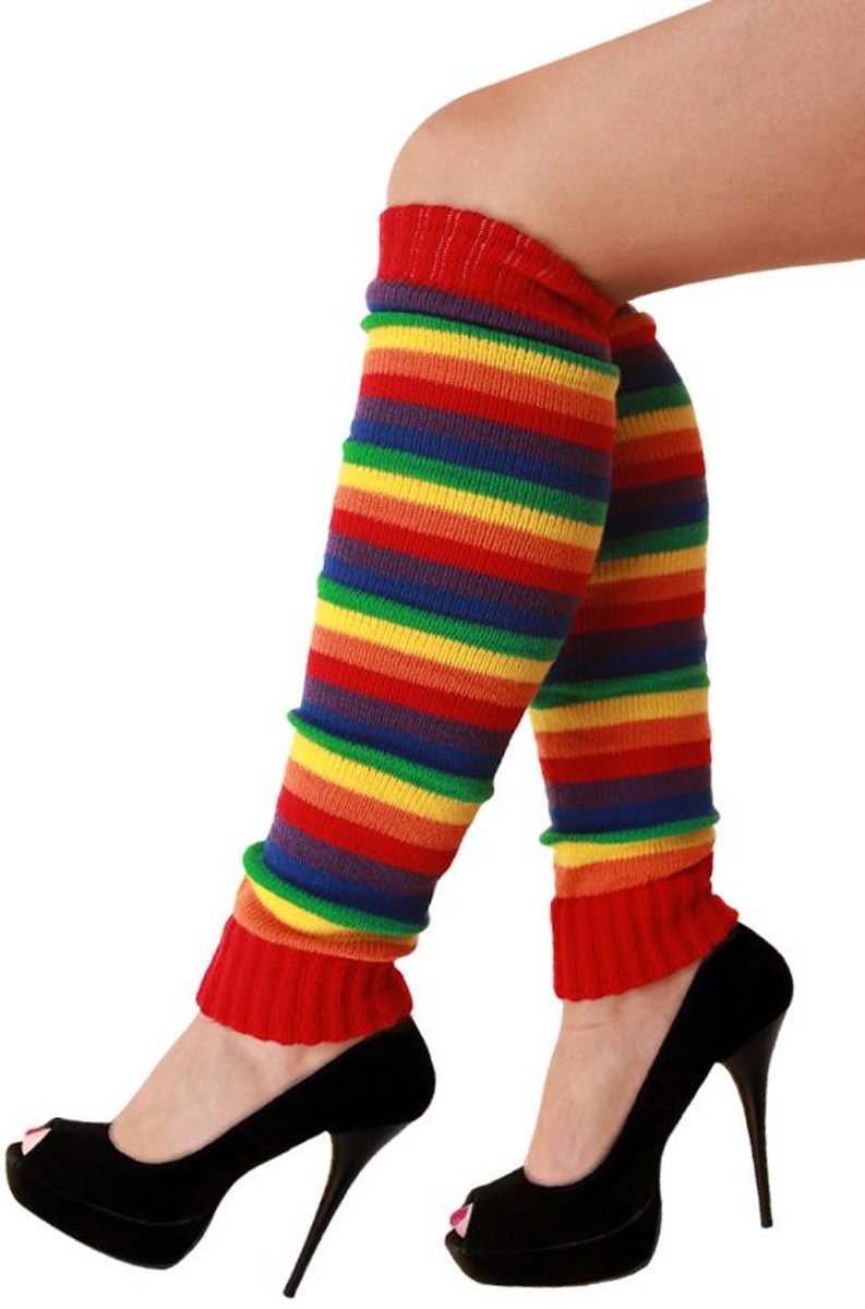 Beenwarmers regenboog kleuren