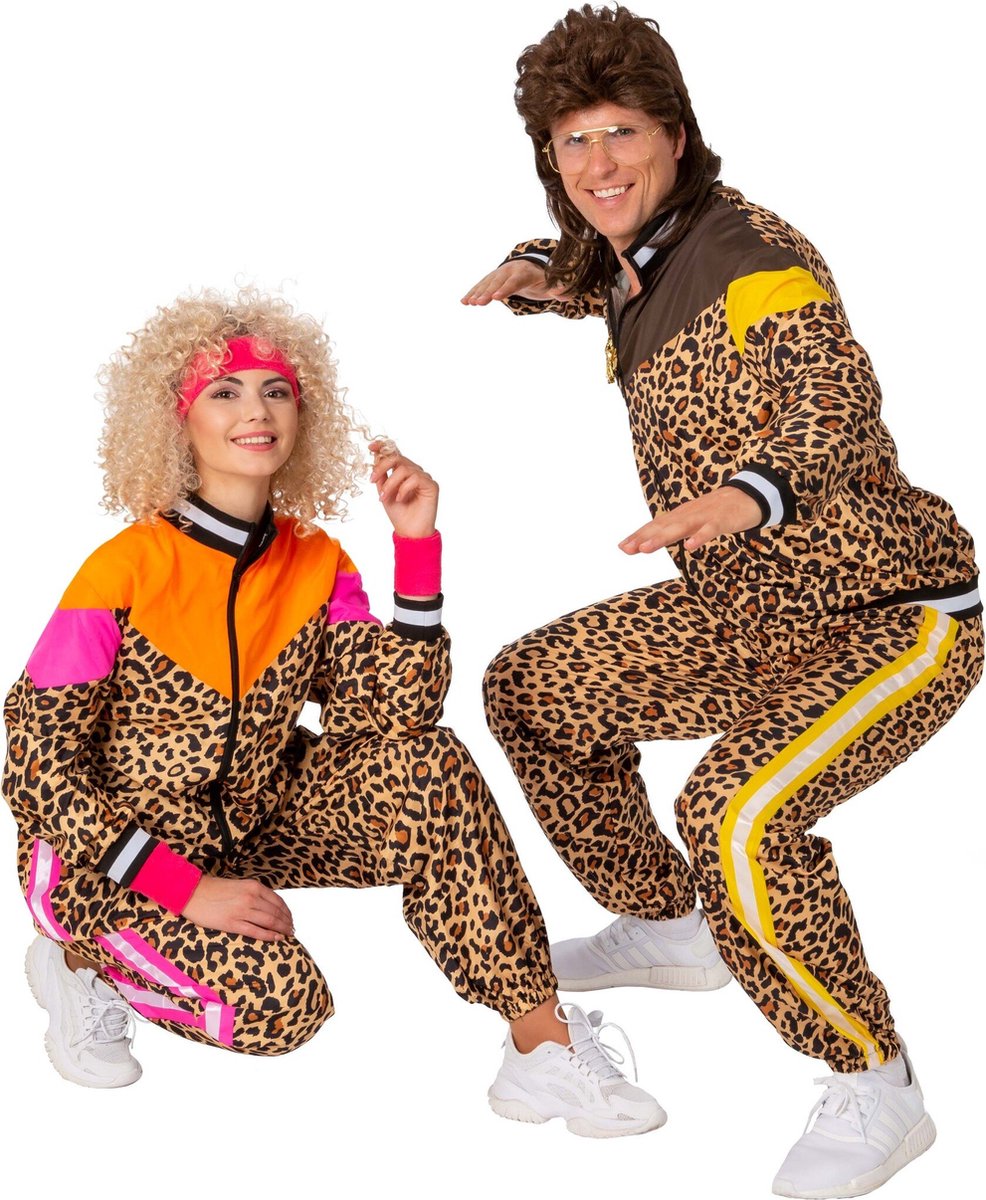 Retro Trainingspak Luipaard Heren - Maat L/XL