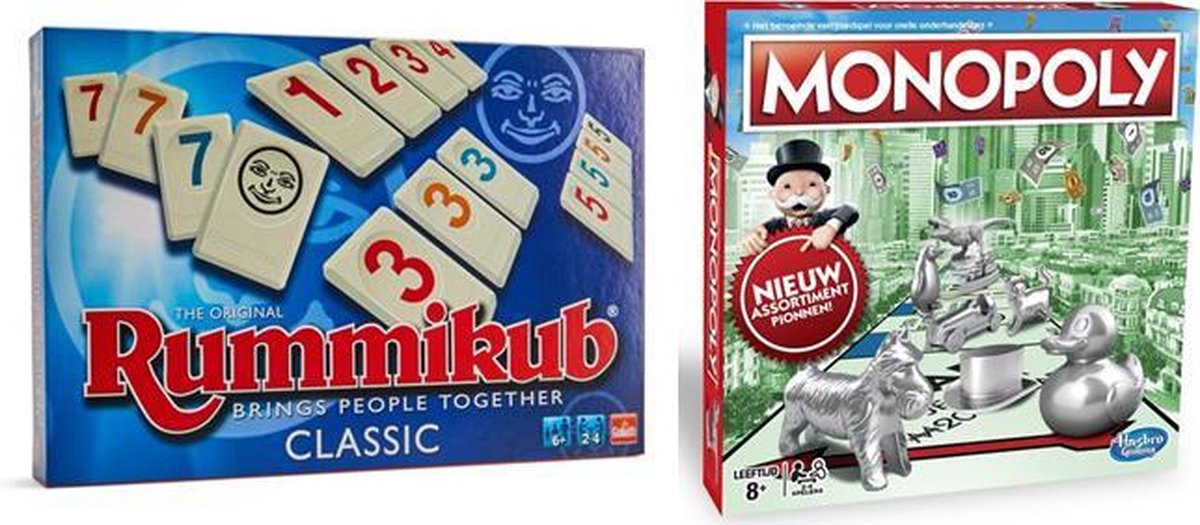 Monopoly Classic + Rummikub Classic voordeelpakket!