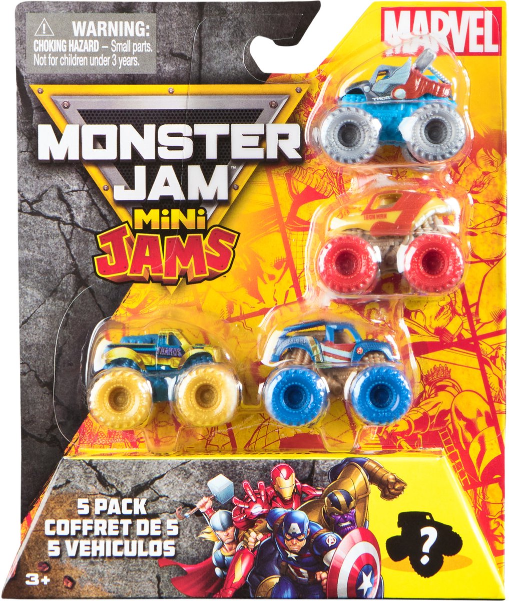 Monster Jam - Mini Jams Marvel - 5dlg.