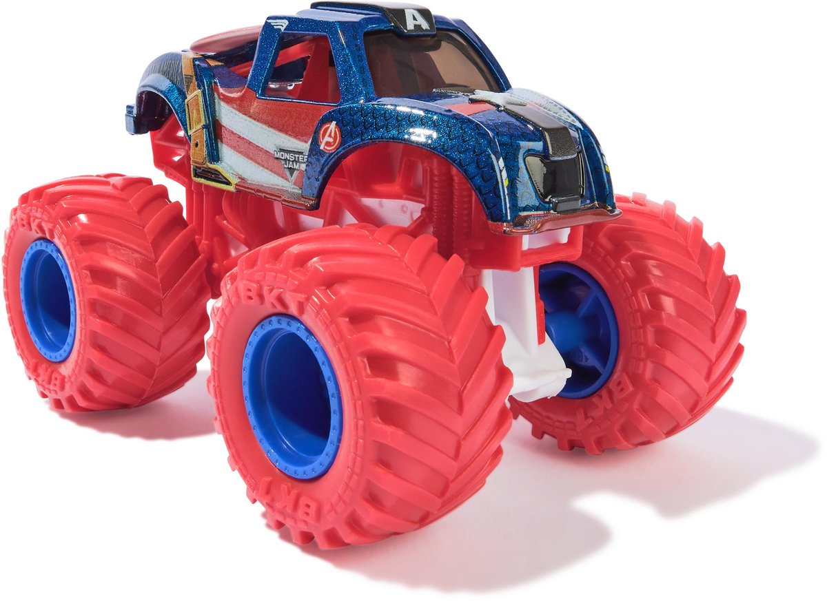 SPIN MASTER PACK VAN 5 MARVEL VOERTUIGEN DIE-CAST 1:64 Monster Jam