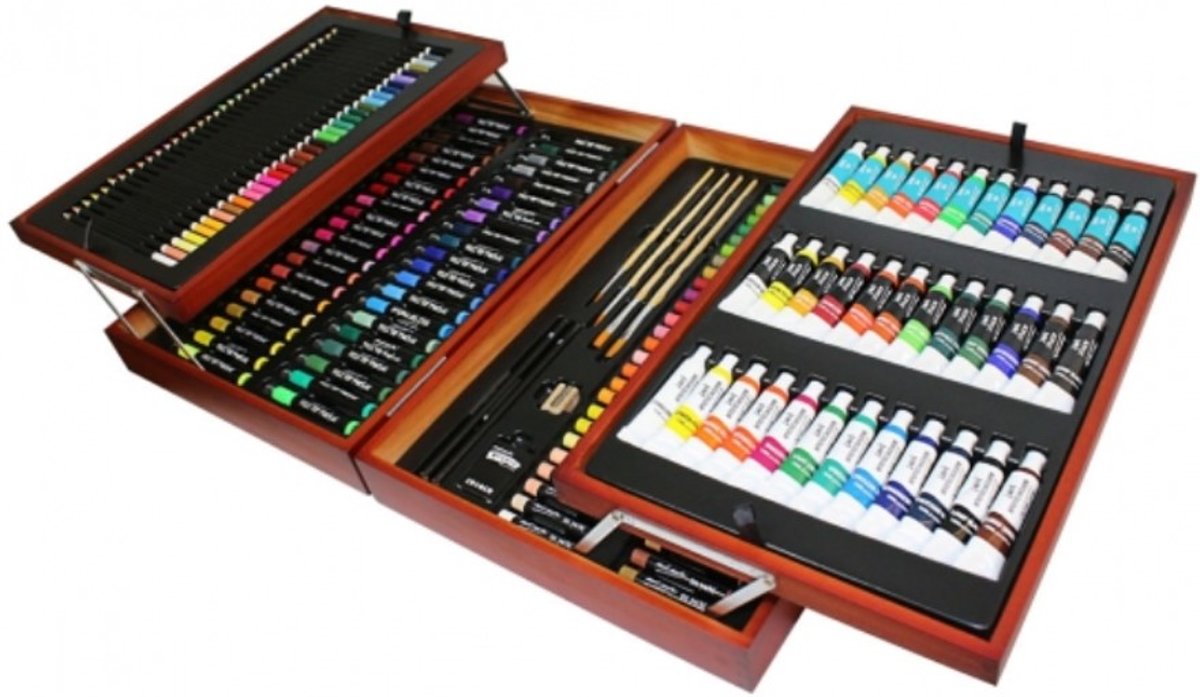 Mont Marte mix artist XL set 174 delig - complete schilder en tekenset