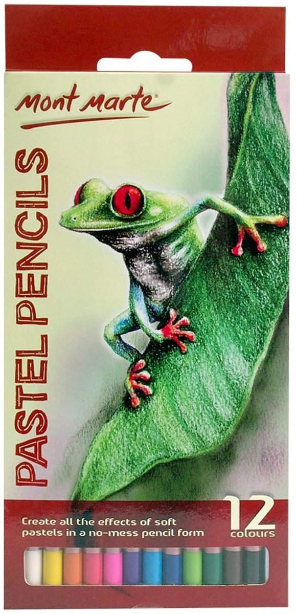 Mont Marte pastel potloden 12 stuks