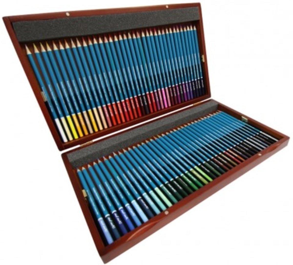 Mont Marte premium aquarel potloden 72 stuks in houten kist