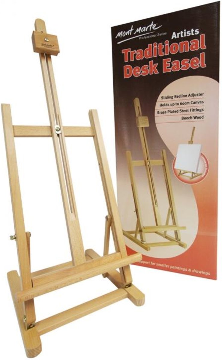 Mont Marte traditionele tafel ezel XL - 32x27,5x102 cm