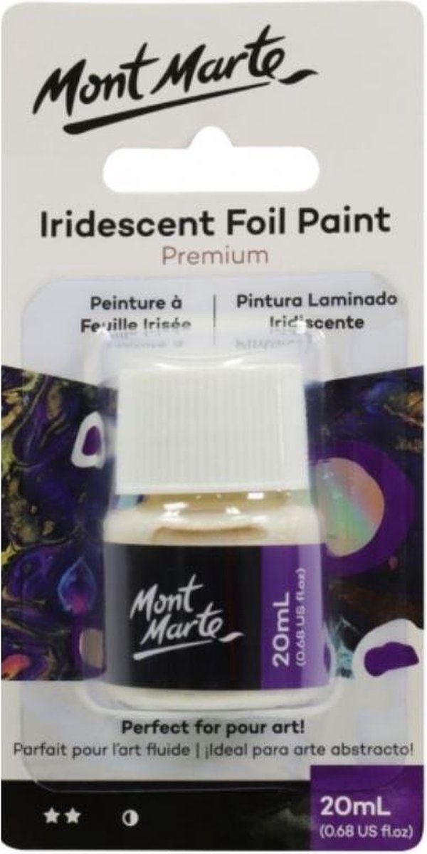 Mont Marte® Premium iridescent folie verf 20ml - regenboogverf