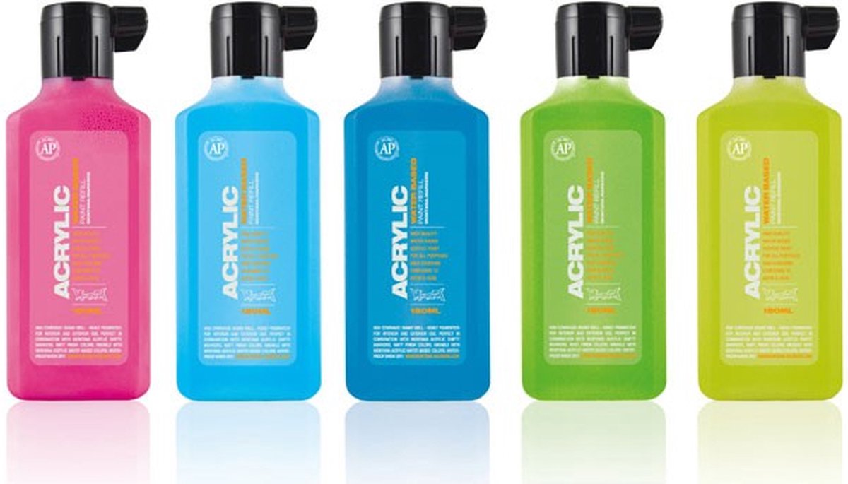 Montana ACRYLIC PAINT Refill 180ml 100% Cyan