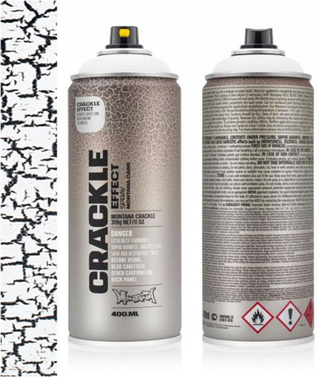 Montana Gold Crackle Efeect Wit Ral 9010