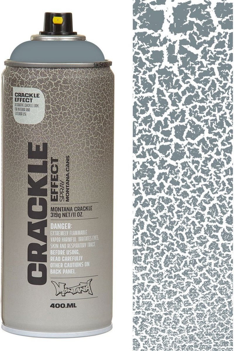 Montana Gold Crackle Effect Spuitverf - Squirrel Grijs - 400ml