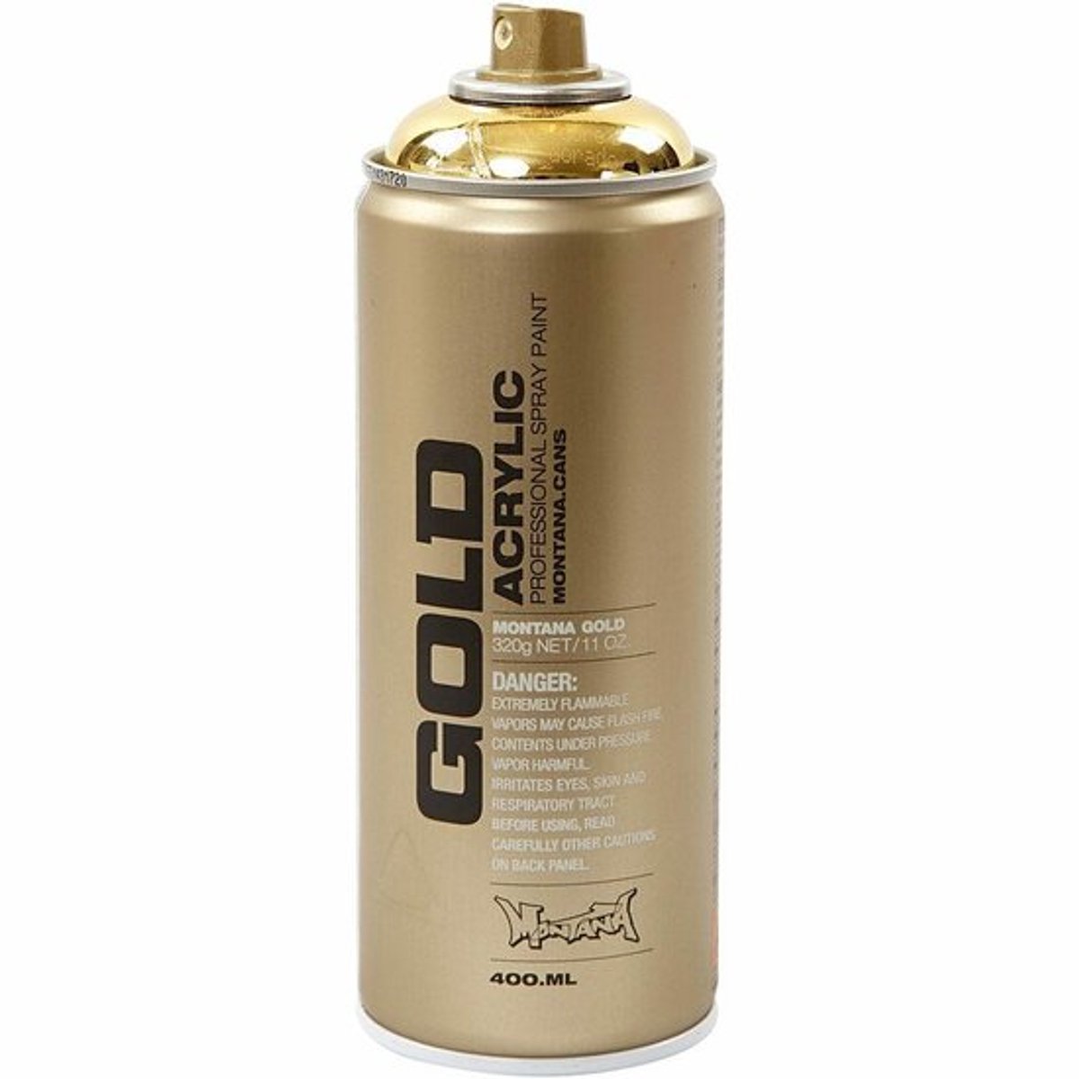 Spray Verf - Spuitverf - Goud - Diverse Oppervlakken - 400ml - Montana - 1 stuk