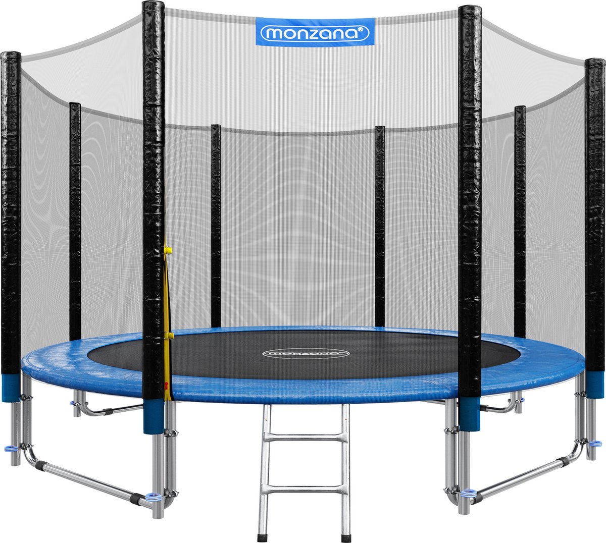 Monzana - Trampoline - Ø 183 cm - Gecertificeerd - incl Veiligheidsnet - Ladder