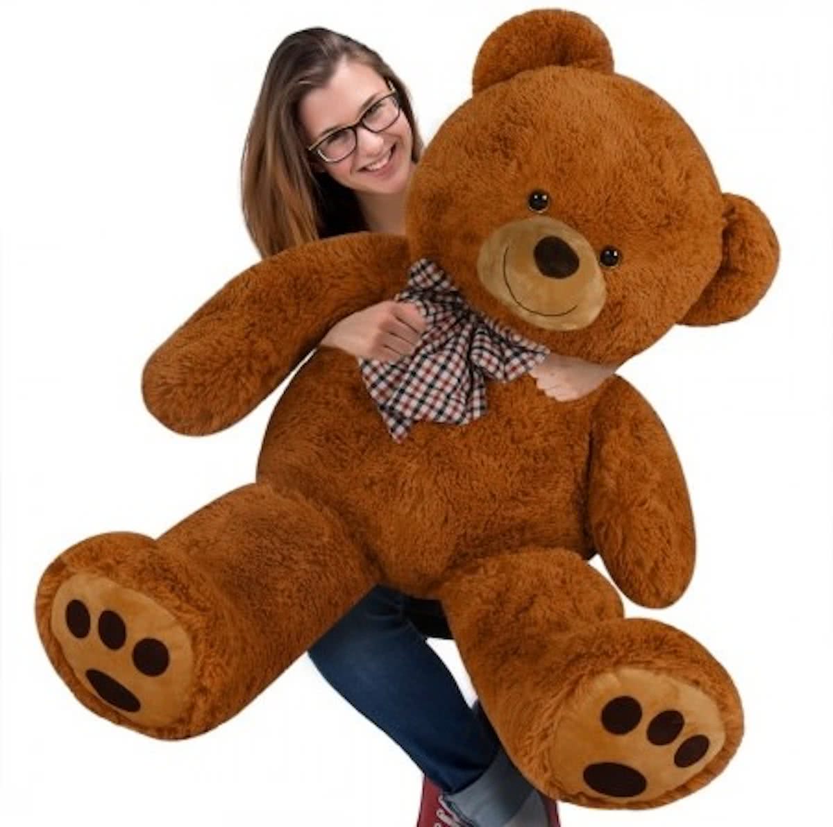   Jumbo Teddy - Knuffelbeer - 100 cm - Bruin