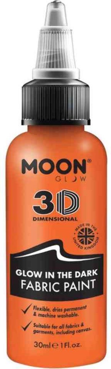 Moon Creations - Moon Glow - Glow In The Dark Textielverf - Oranje