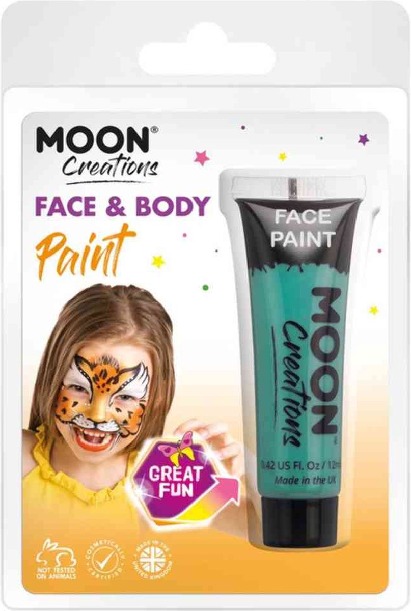 Moon Creations Face & Body Paint Schmink C01440 Turquoise