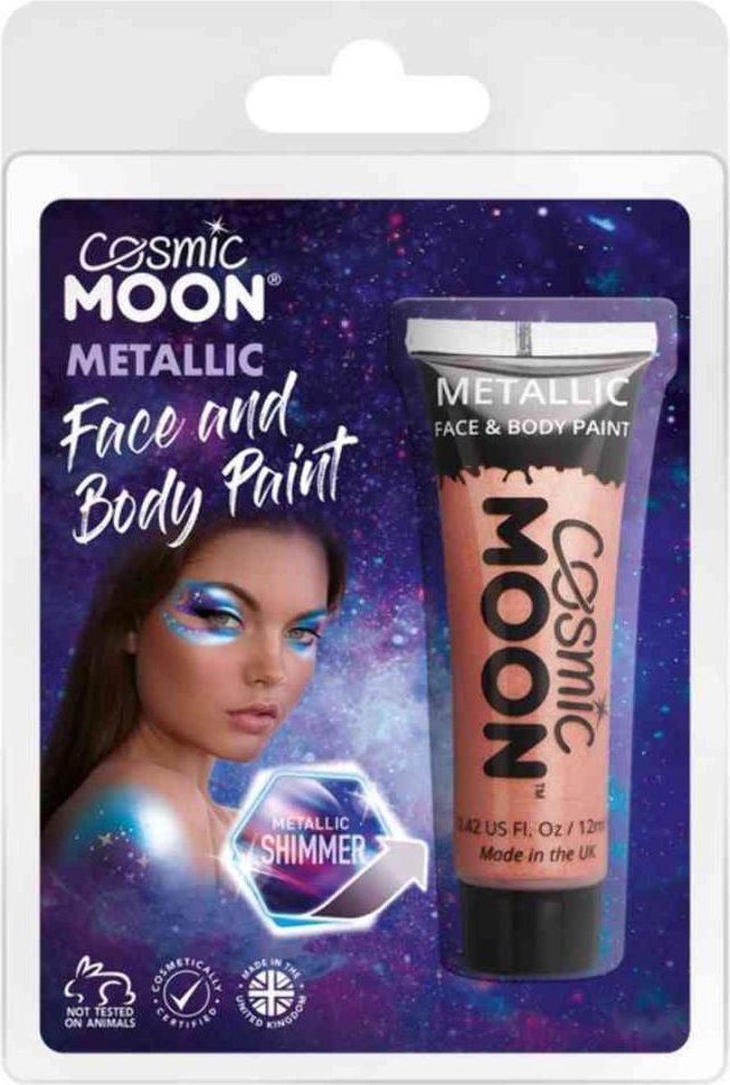 Moon Creations Face & Body Paint Schmink Cosmic Moon Metallic Roze